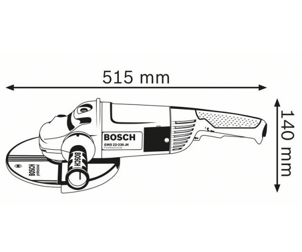 Болгарка BOSCH GWS 22-230 H