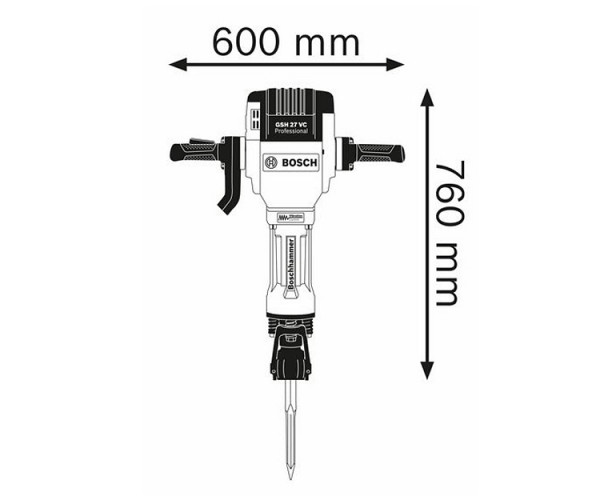 Отбойный молоток BOSCH GSH 27 VC