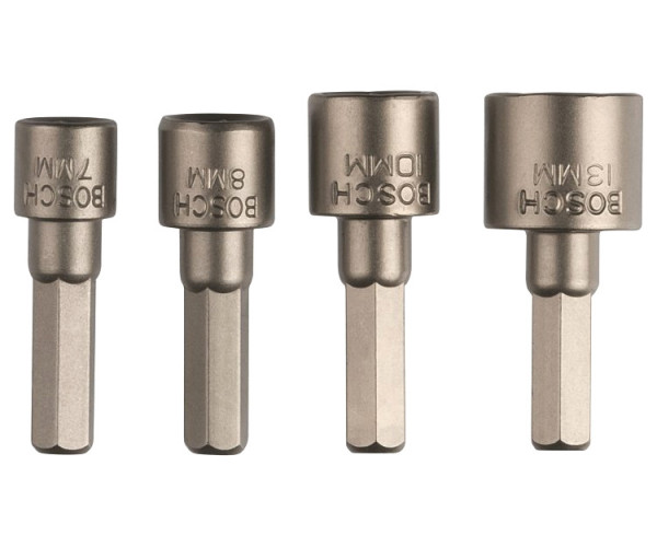 Набор торцевых головок Bosch 7,8,10,13 мм